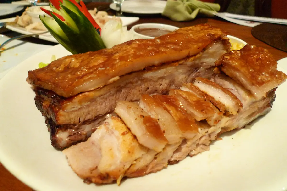 Filipino fried pork bagnet